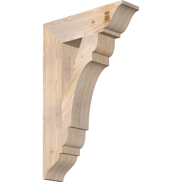 Ekena Millwork Olympic Traditional Smooth Bracket, Douglas Fir, 5 1/2"W x 22"D x 34"H BKT06X22X34OLY01SDF - main